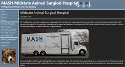 Desktop Screenshot of mobilevetsurgeon.com