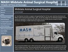 Tablet Screenshot of mobilevetsurgeon.com